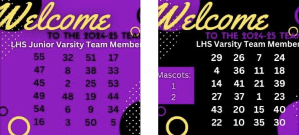 Congratulations to Lufkin High School Varsity and Junior Varsity cheer teams!